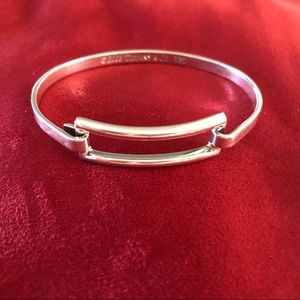 Tiffany & Co. open rectangle bangle bracelet